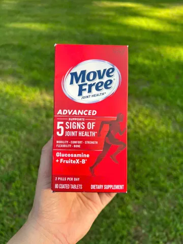 Move Free Joint Health Advanced 5 Signs of Joint Health Glucosamine + FructoX-B 80 Viên