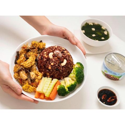 [DATE 12/2026] Combo 4 Hộp cơm gạo lứt ăn liền, tiện lợi & dinh dưỡng Tâm Minh Foods