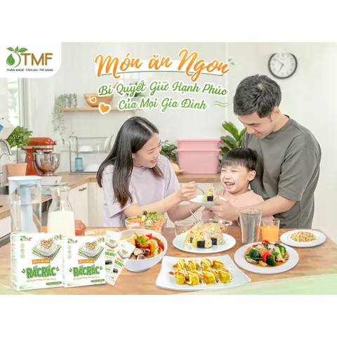 Gia vị rắc cơm Rắc Rắc dạng hũ 130gram tiện lợi Tâm Minh Foods