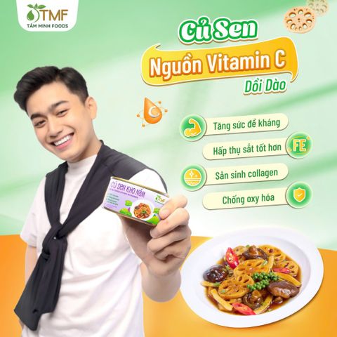 Combo 2 hộp cơm gạo lứt, 2 hộp cơm gạo tím, 1 hộp mít kho đậu ngự, 1 hộp củ sen kho nấm TMF