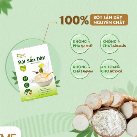 Bột sắn dây nguyên chất TÂM MINH FOODS hộp 460gr Thanh Nhiệt Giải Khát