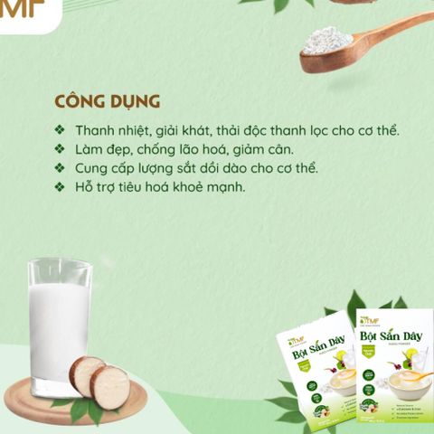 Bột sắn dây nguyên chất TÂM MINH FOODS hộp 460gr Thanh Nhiệt Giải Khát