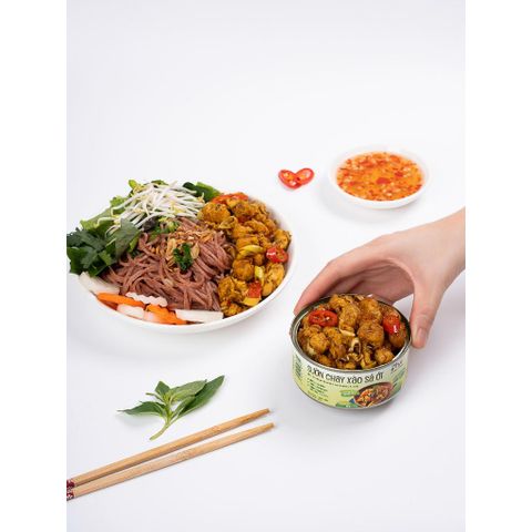 [DATE 12/2027] Combo 4 Sườn chay xào sả ớt thơm ngon đậm vị ăn liền tiện lợi Tâm Minh Foods