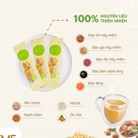 Combo Bột ngũ cốc không đường 450g & Bột ngũ cốcTamigreen 300g Tâm Minh Foods