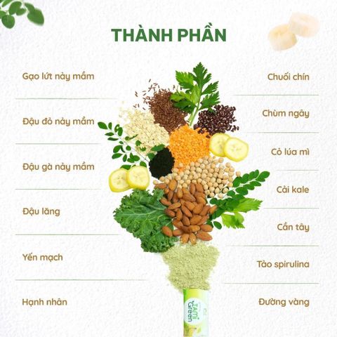 Combo Bột ngũ cốc không đường 450g & Bột ngũ cốcTamigreen 300g Tâm Minh Foods