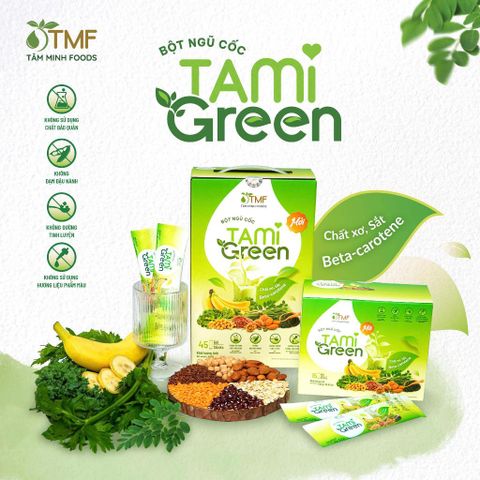 Combo Bột ngũ cốc không đường 450g & Bột ngũ cốcTamigreen 300g Tâm Minh Foods
