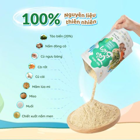 Bột nêm Tảo Biển không bột ngọt công nghiệp bổ sung chất sắt gói 900gTâm Minh Foods 793826
