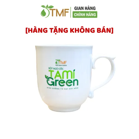 [Quà tặng không bán] Ly sứ cao cấp Bột Ngũ Cốc TamiGreen