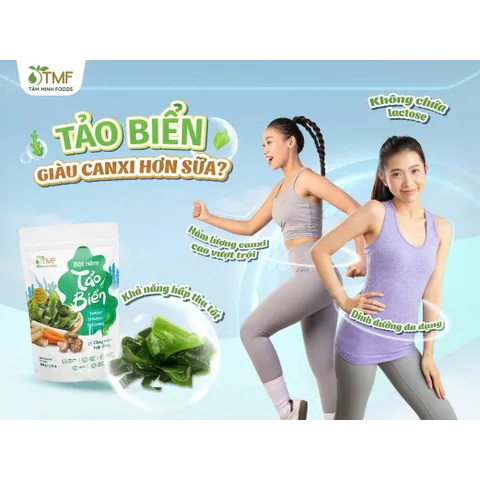 Bột nêm Tảo Biển không bột ngọt công nghiệp bổ sung chất sắt hũ 350g Tâm Minh Foods 793824