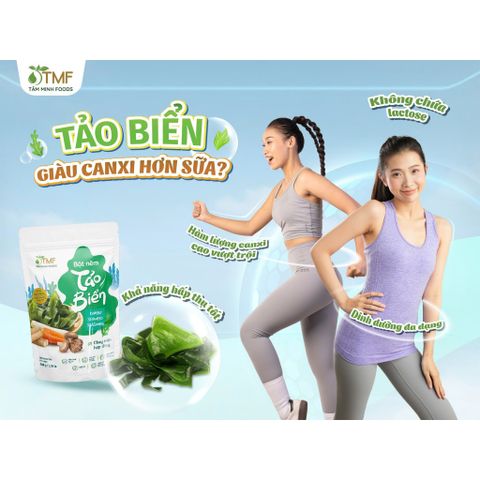 Bột nêm Tảo Biển không bột ngọt công nghiệp bổ sung chất sắt gói 900gTâm Minh Foods 793826