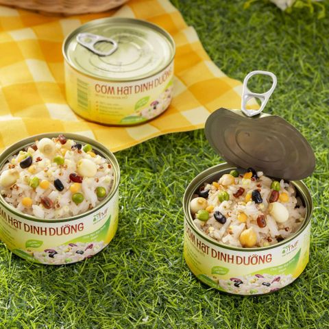 [Quà tặng] Cơm hạt dinh dưỡng mix các loại đậu và hạt ăn liền tiện lợi 160g TÂM MINH FOODS