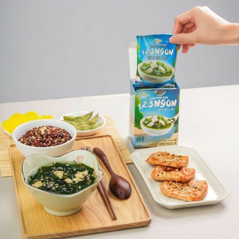 2 gói canh rong biển ăn liền nấu canh không bột ngọt cho bé TÂM MINH FOODS