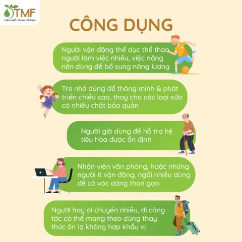 Bột ngũ cốc nảy mầm Tami 25 gói ít ngọt dinh dưỡng giảm cân TÂM MINH FOODS 793845