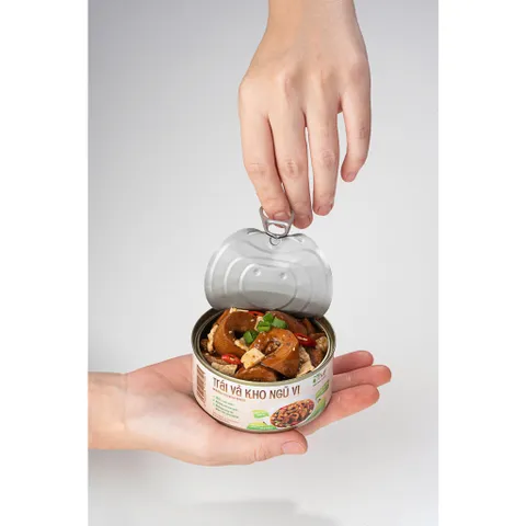 Trái vả kho ngũ vị dinh dưỡng hộp ăn liền tiện lợi không chất bảo quản 140g Tâm Minh Foods