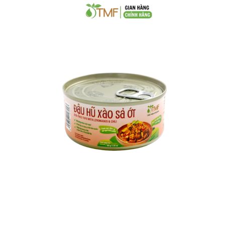 Đậu hũ xào sả ớt thơm cay đậm vị, dai ngon khó cưỡng hộp 100gram Tâm Minh Foods