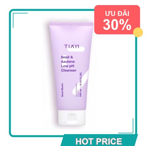 (Đẳng Cấp) Sữa Rửa Mặt Tiam Snail & Azulene 200ml/400ml Chăm Sóc Da Làm Dịu, Phục Hồi, Phù Hợp Với Da Nhạy Cảm, Chính Hãng Hàn Quốc Mẫu Mới
