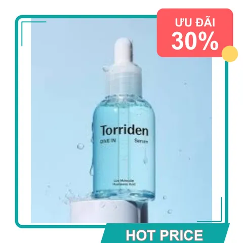 (Hàng Chất) Serum Cấp Nước Torriden Dive-In 50ml Dưỡng Ẩm Sâu, Phục Hồi Da, Giúp Làn Da Căng Bóng Mịn Màn, Phù Hợp Mọi Dạng Da Cao Cấp