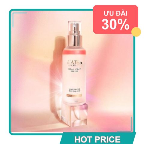 (Đẳng Cấp) Xịt Khoáng Dưỡng Sáng Da d'Alba White Truffle Vital Spray Serum 100ml (Hồng) Serum Cấp Ẩm, Giảm Lão Hóa Cho Làn Da Tươi Sáng Mẫu Mới