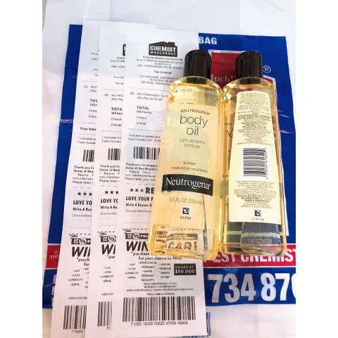 Dầu dưỡng thể Neutrogena Body Oil Light Sesame Formula 250ml