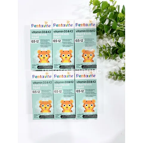 Siro Bổ Sung D3- K2 - Pentavite Vitamin D3 & K2 30ml