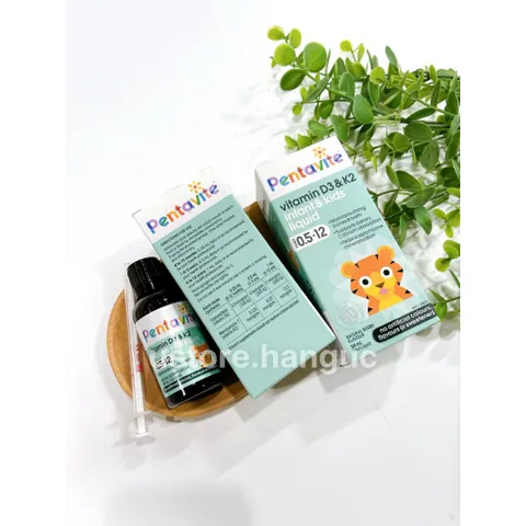 Siro Bổ Sung D3- K2 - Pentavite Vitamin D3 & K2 30ml