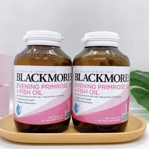 [date 2029} Viên Uống Tinh Dầu Hoa Anh Thảo Kết Hợp Với Dầu Cá Evening Primrose Oil + Fish Oil