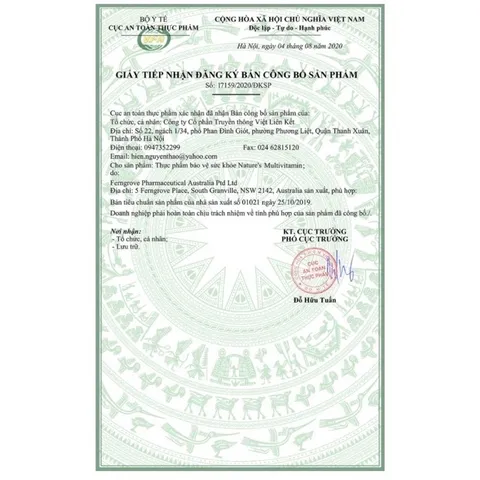 Vitamin tổng hợp Nature’s Way [Úc] Complete Daily Multivitamin