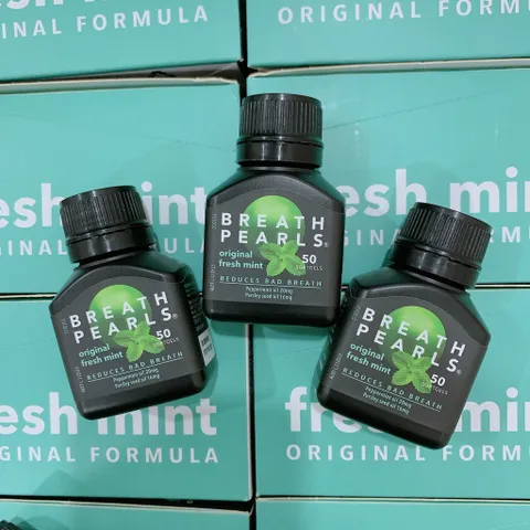 Viên uống hỗ trợ thơm miệng Breath Pearls 50 viên