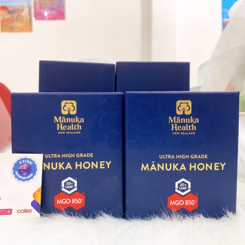 Mật ong cao cấp [850+ 250g] Manuka Health New Zealand