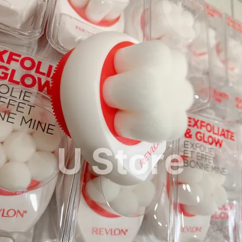 Dụng Cụ Rửa Mặt 2 Trong 1 Revlon Exfoliate & Glow Double Brush Cleansing