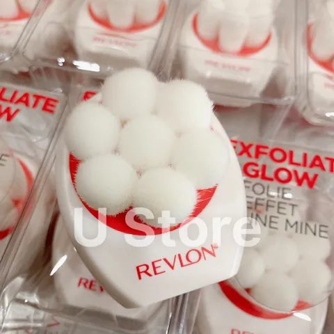 Dụng Cụ Rửa Mặt 2 Trong 1 Revlon Exfoliate & Glow Double Brush Cleansing