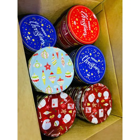 [Mẫu mới 2025] Bánh quy bơ giòn tan, cookies dịp Noel - Giáng Sinh Christmas Biscuit Tin 114g quà tặng