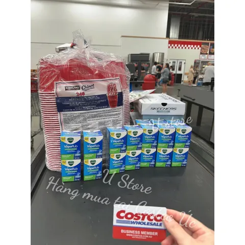 [Costco Úc] Dầu Bôi Ấm Ngực Vicks Giảm Ho Vaporub vaporizing ointment 100g