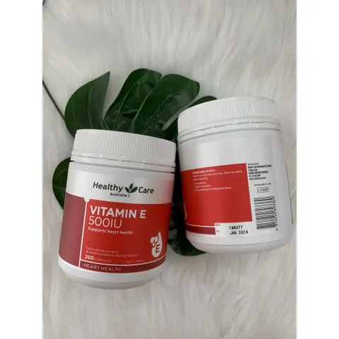 Bổ sung Vitamin E Healthy Care 500IU Hộp 200v