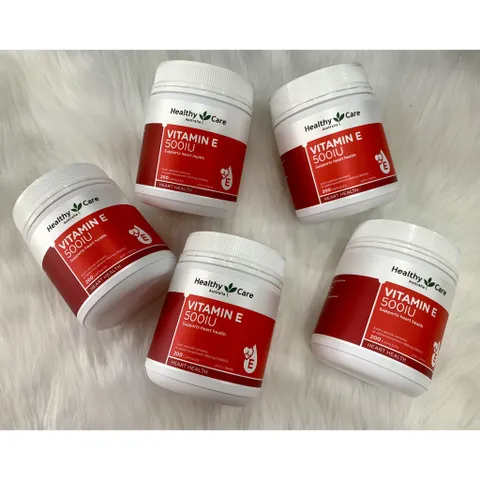 Bổ sung Vitamin E Healthy Care 500IU Hộp 200v