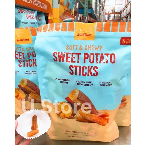 🍠 Khoai Lang Que, Mềm & Dai - Snak Yard không thêm đường, Sweet Potato Sticks, món ăn vặt 🍠