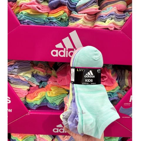 Vớ Adidas Cho Bé 6 đôi (5 - 17 tuổi)