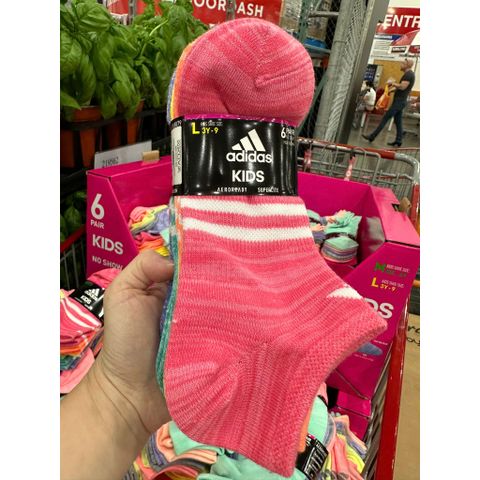 Vớ Adidas Cho Bé 6 đôi (5 - 17 tuổi)
