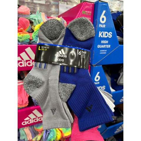 Vớ Adidas Cho Bé 6 đôi (5 - 17 tuổi)