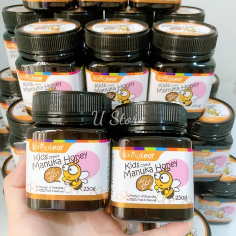 [Mật ong em bé có chỉ số mgo 250+] Mật ong em bé Springleaf Manuka Honey kids choice
