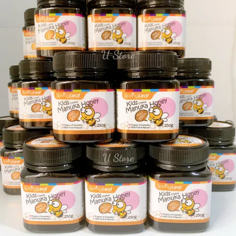 [Mật ong em bé có chỉ số mgo 250+] Mật ong em bé Springleaf Manuka Honey kids choice
