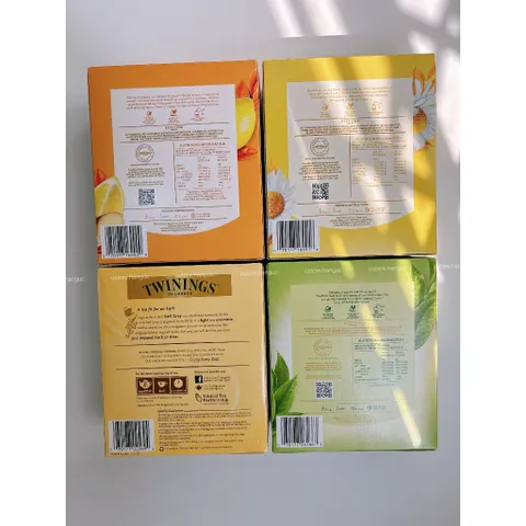 Trà Túi Lọc Twinings of London trà Anh nhiều vị thanh khiết, thơm ngon