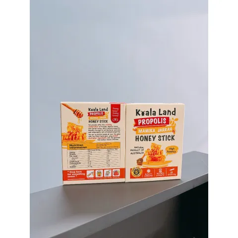 Mật Ong Dạng Que/Thanh (có loại dành riêng cho người bị tiểu đường) Koala Land Honey Stick 12 x 10g