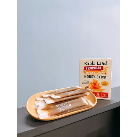 Mật Ong Dạng Que/Thanh (có loại dành riêng cho người bị tiểu đường) Koala Land Honey Stick 12 x 10g