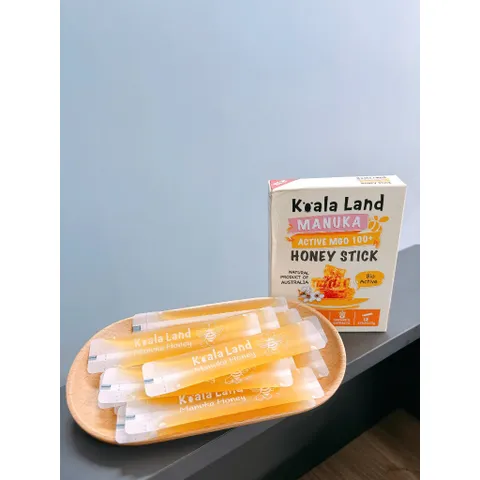 Mật Ong Dạng Que/Thanh (có loại dành riêng cho người bị tiểu đường) Koala Land Honey Stick 12 x 10g
