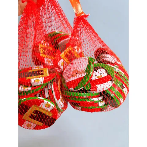 [mẫu 2025] Túi Socola Sữa Đồng Xu Ông Già Noel siêu dễ thương, Christmas milk chocolate coin