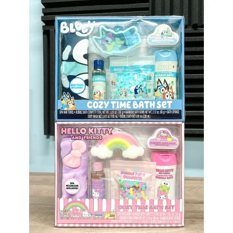 Set 6 món tắm gội bé trai/ bé gái Cozy Time Bath