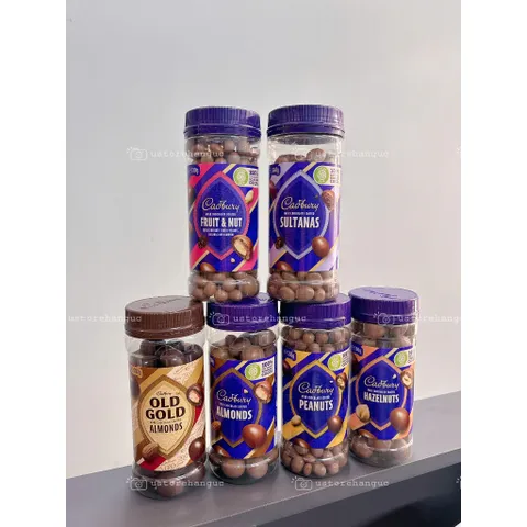 Socola Sữa/ Socola đen Bọc Hạt - Cadbury Milk Chocolate coated nhiều loại