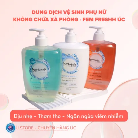 (ÚC) - Dung Dịch Vệ Sinh Phụ Nữ Nhiều Mẫu Úc làm sạch dịu nhẹ hàng ngày