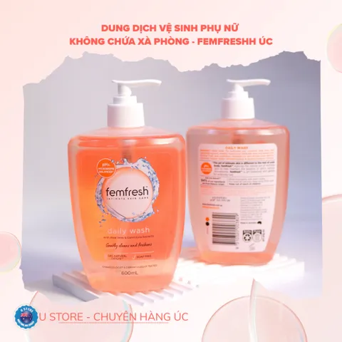 (ÚC) - Dung Dịch Vệ Sinh Phụ Nữ Nhiều Mẫu Úc làm sạch dịu nhẹ hàng ngày